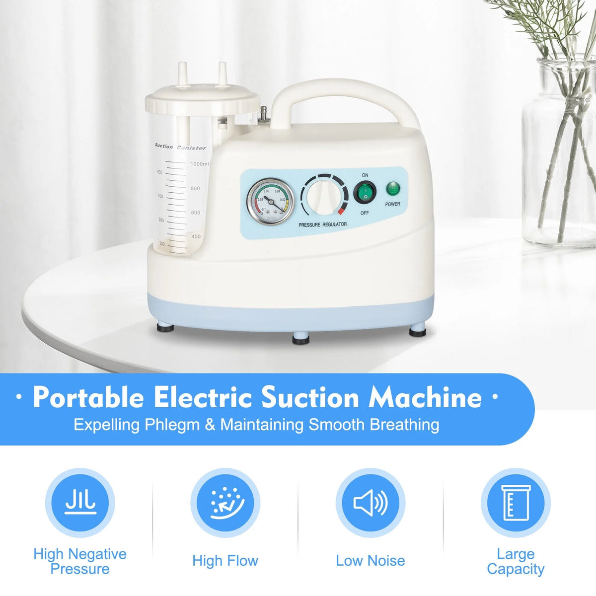 1000ML Portable Medical Suction Unit F32150