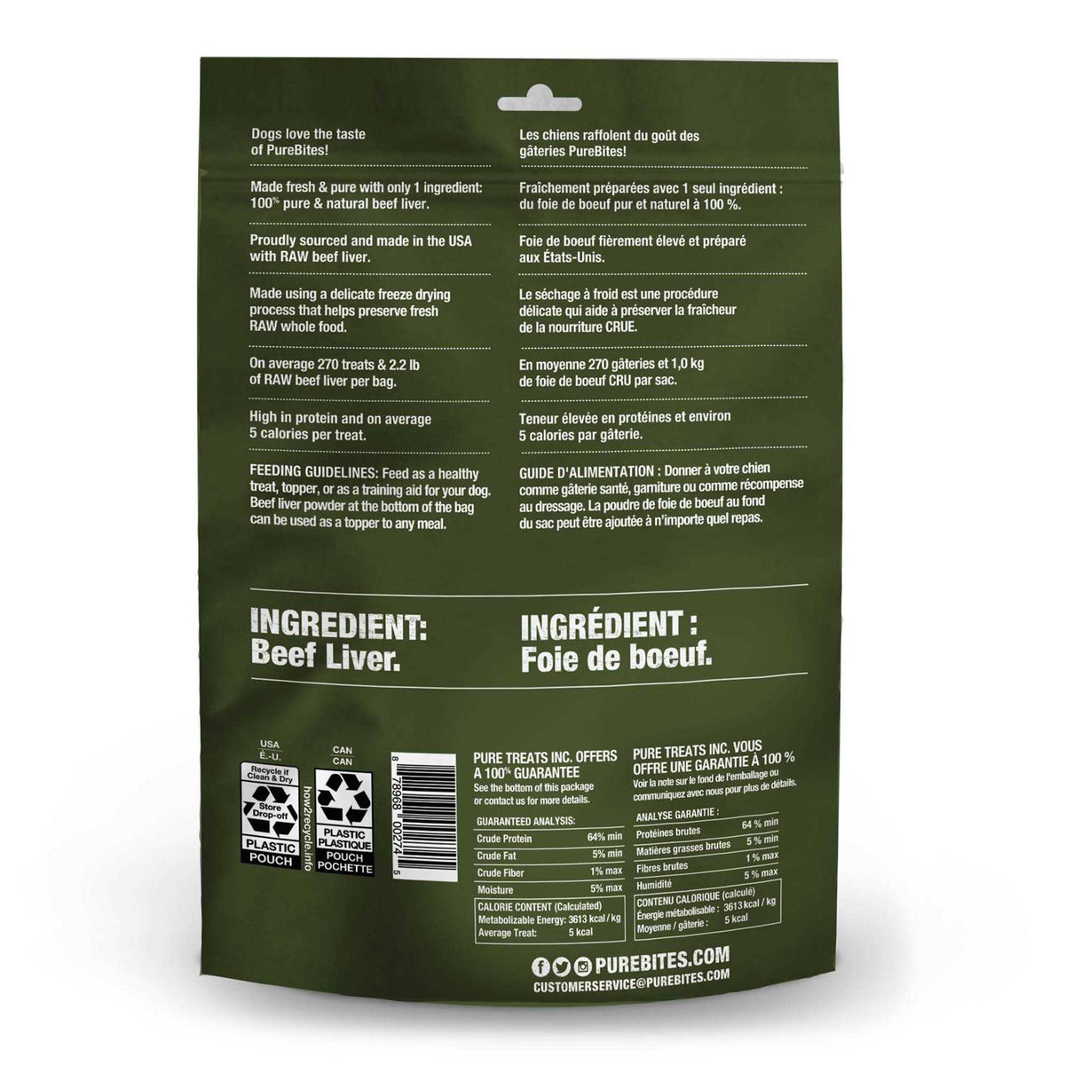 Freeze Dried Beef Liver Dog Treats R195