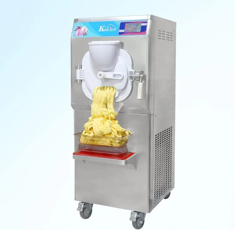 ETL Commercial Hard Ice Cream Machine, Italian Water Ice Machine, Batch Freezer, 14L Cylinder U554907
