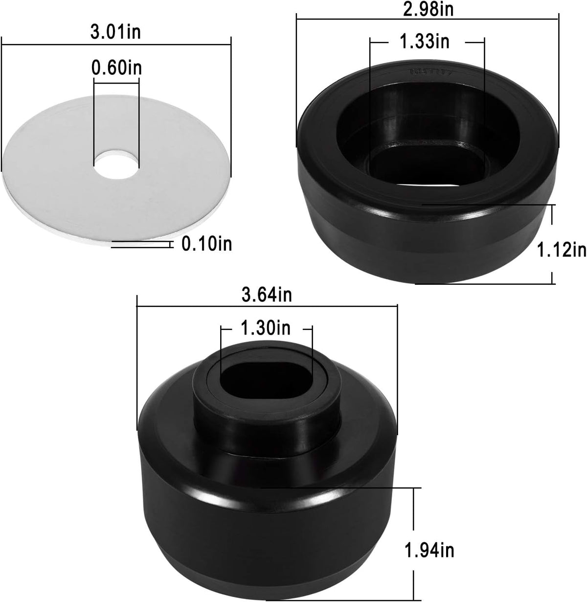 Body & Cab Mount Bushing Kit 16 Pcs Pack of 2 W219947