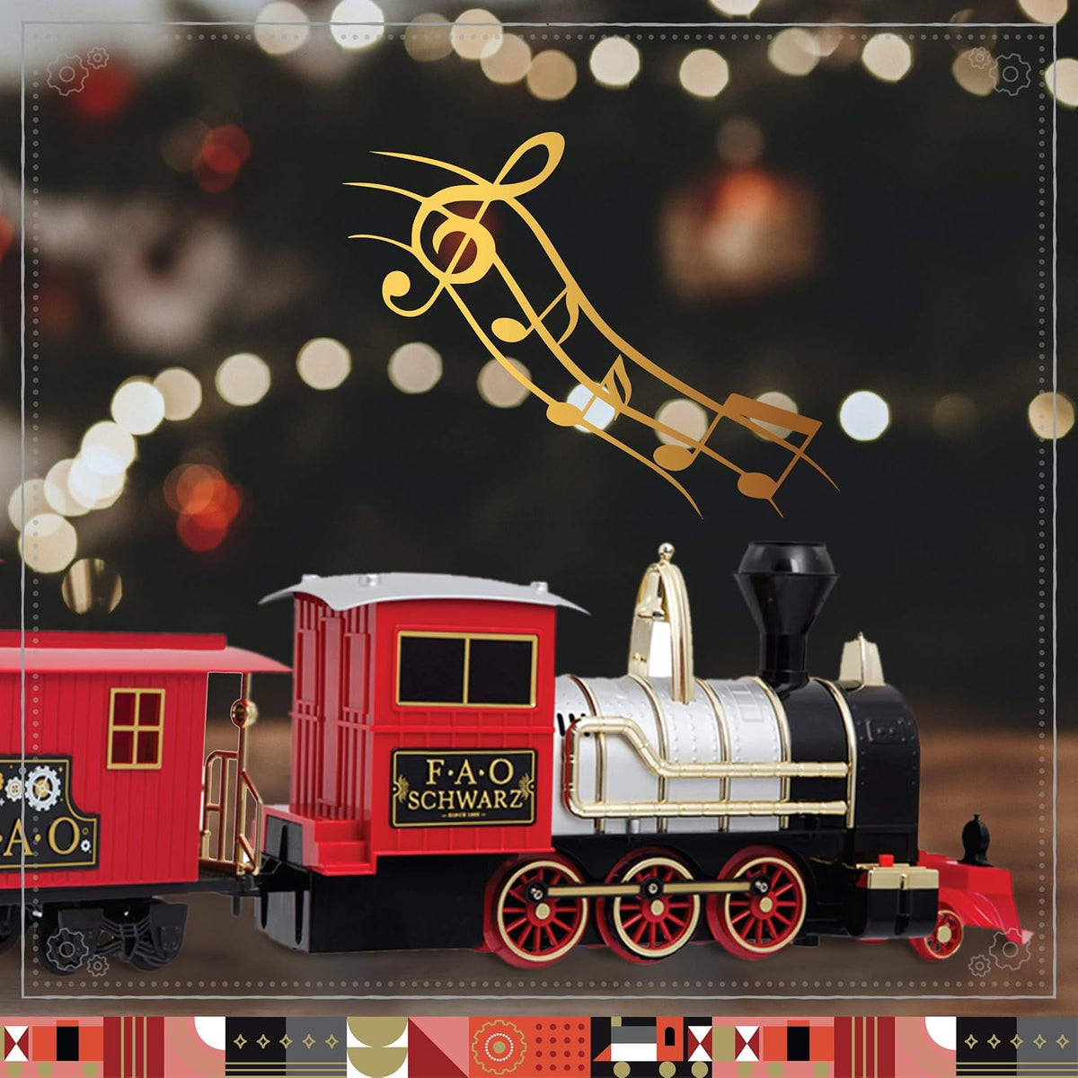 Motorized Train Set 30-Piece with Light-Up LED A834362