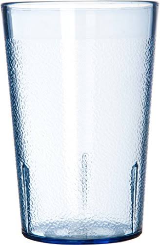 Blue 8 oz Plastic Textured Tumbler W545344