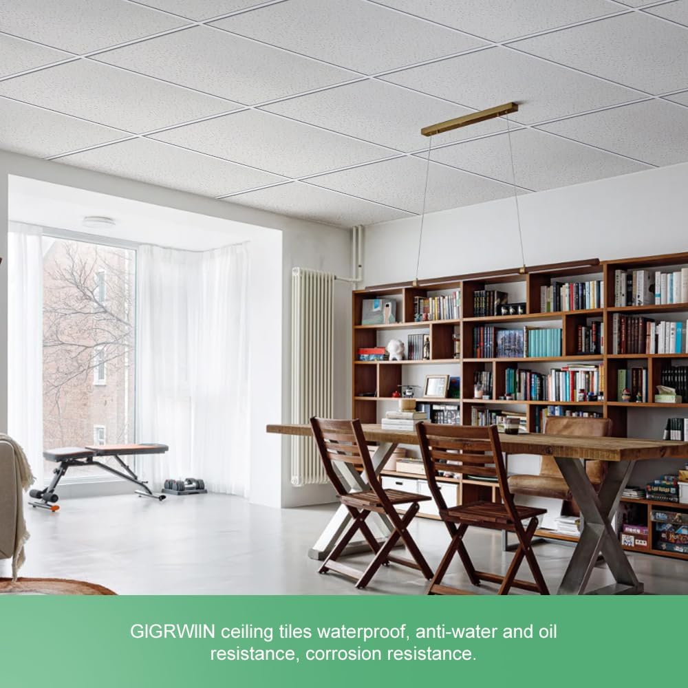 2ft x 4ft PVC Ceiling Tiles, Package of 10 S855