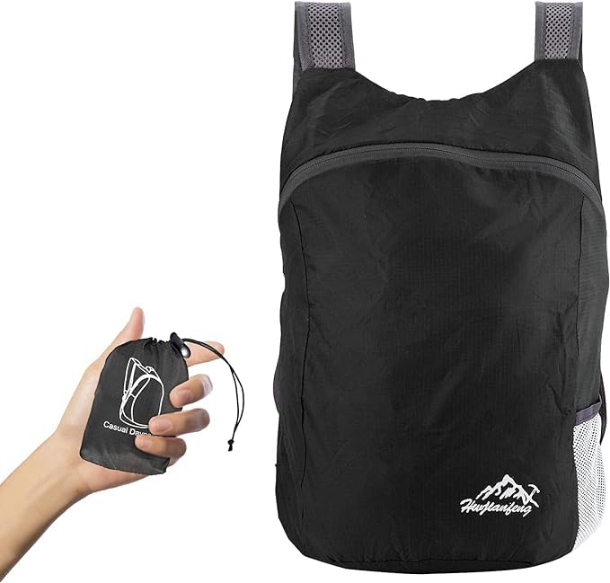20L Ultralight Foldable Backpack Hiking Rucksack Water Resistant Travel Daypack W458048