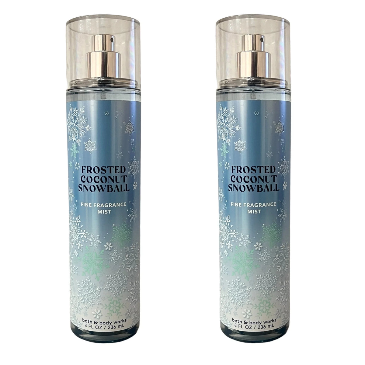 2 Pack 8 oz Frosted Coconut Snowball Fragrance Mist T9059
