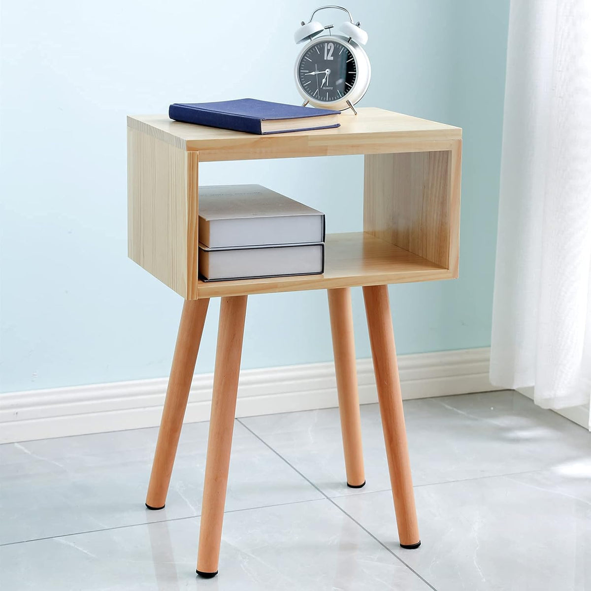 Solid Wood Nightstand Bedside Table End Side Table M158