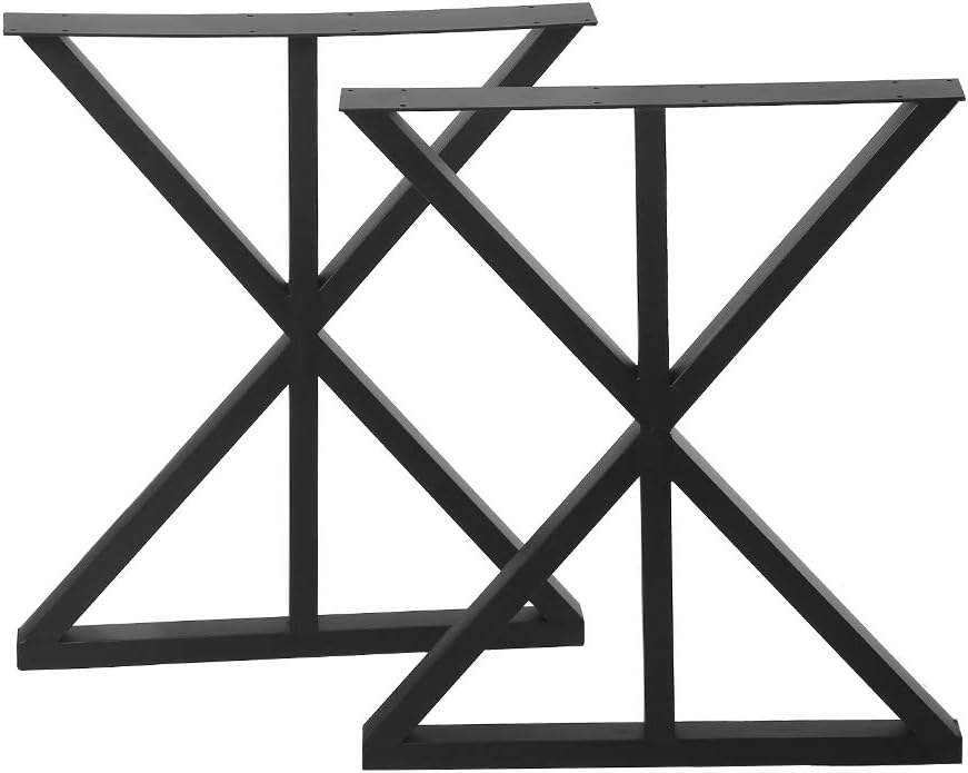 Black Metal Table Legs 2 PCS L948312