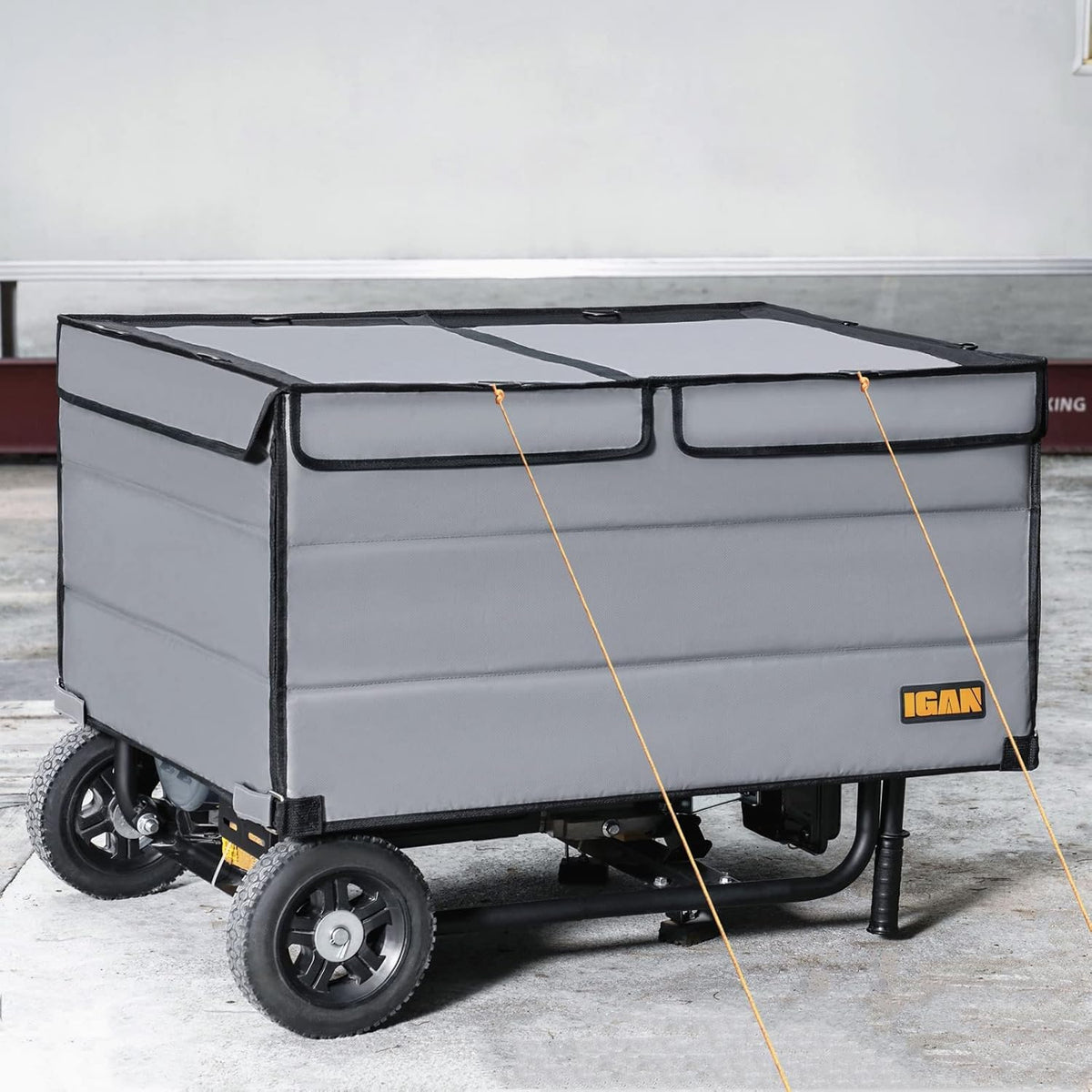 Gray Ultra Heavy Duty Tarpaulin Generator Tent Cover F25647