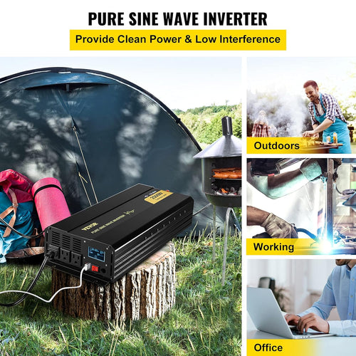 2500 Watt Pure Sine Wave Power Inverter B37833