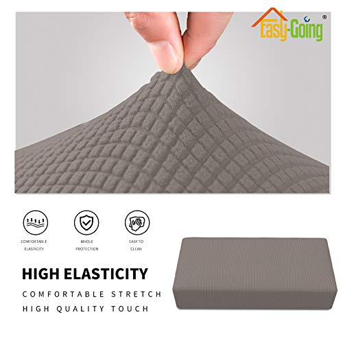 30x30x15inch Deep Teal Stretch Square Ottoman Cover with Elastic Bottom B155