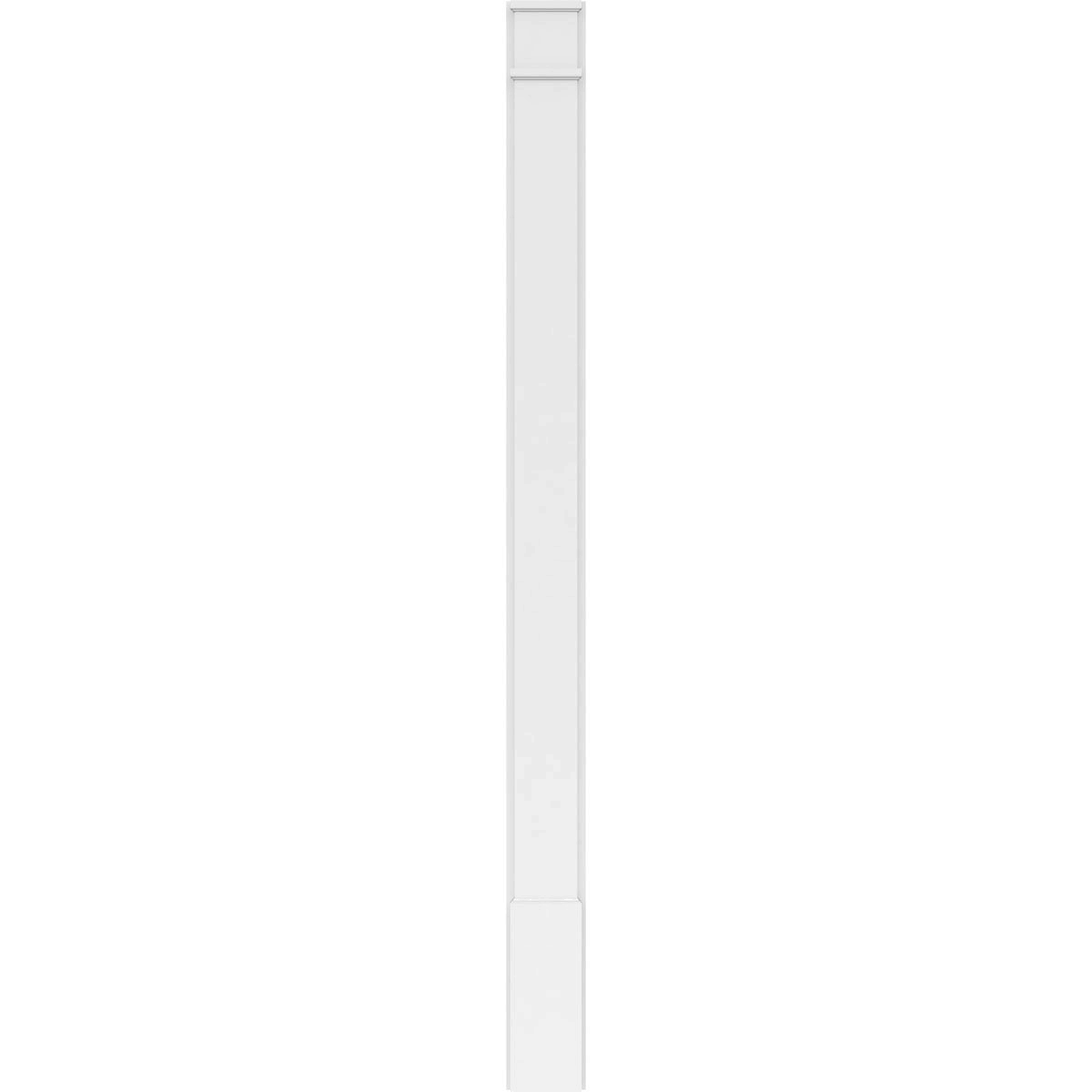 Plain PVC Pilaster with Standard Capital & Base (Pair) O75865