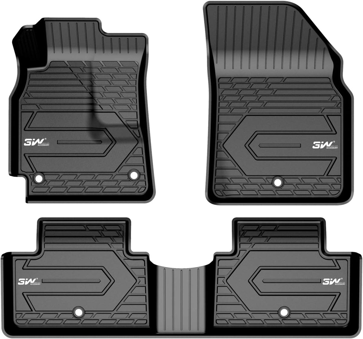 Black TPE All Weather Floor Liner Full Set Z475