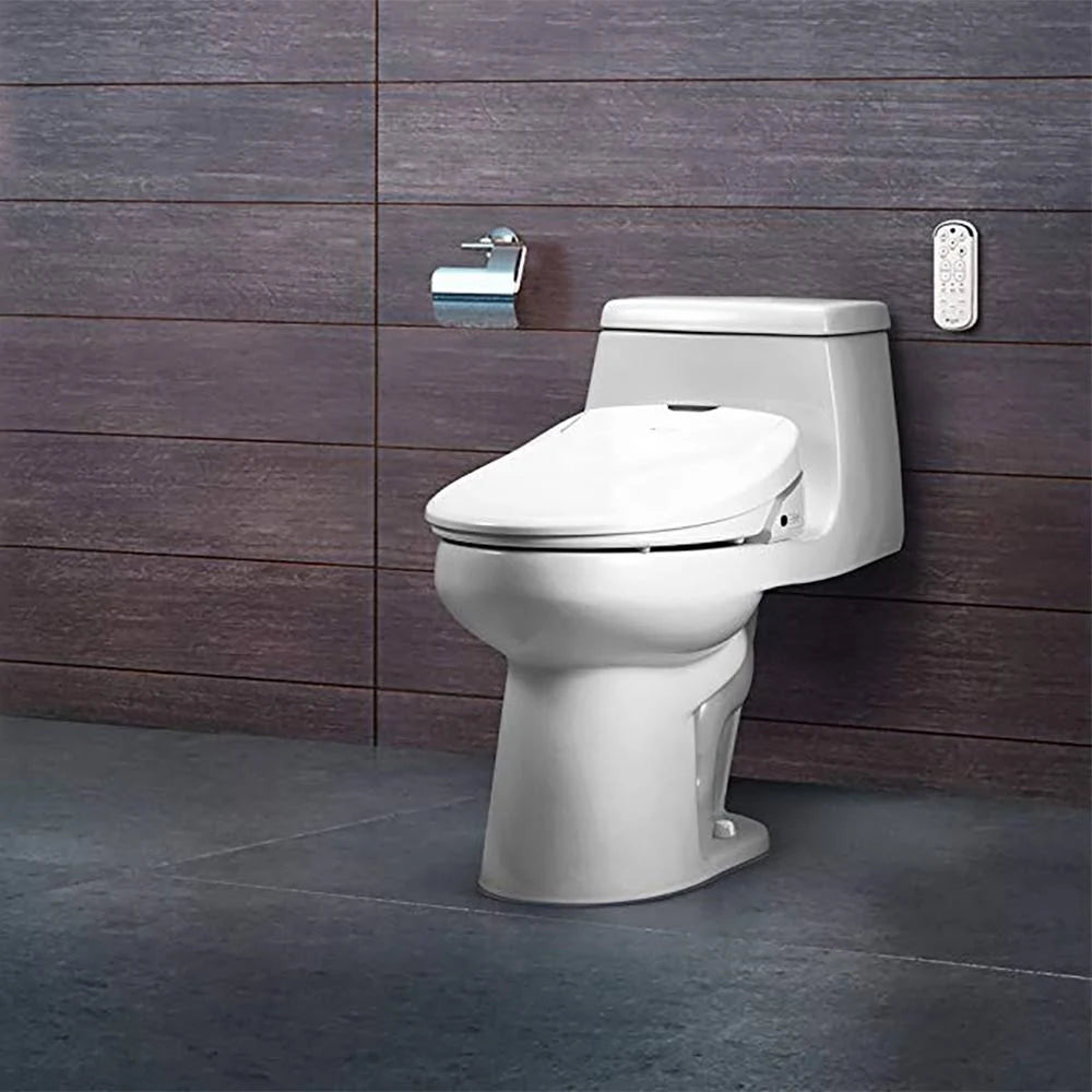 White Elongated Bidet Toilet Seat K65039