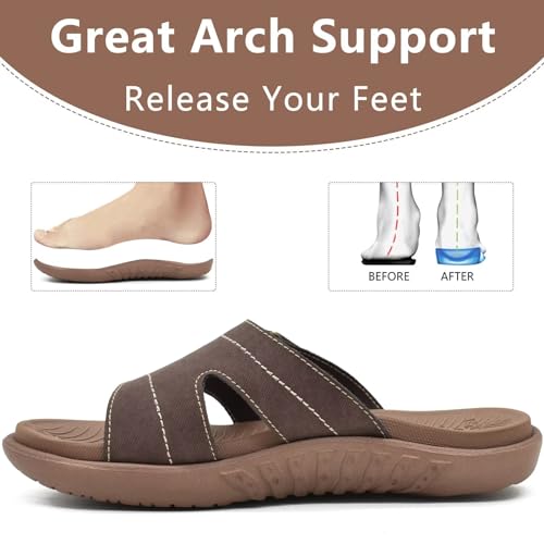 Lightweight Slip On Thick Cushion Sandals T81999