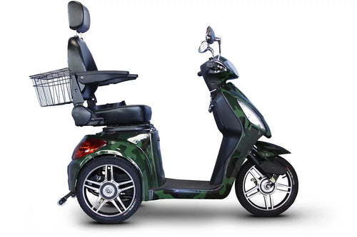 3 Wheeled Wide Body Mobility Scooter with Anti Theft Alarm, Red Z844507
