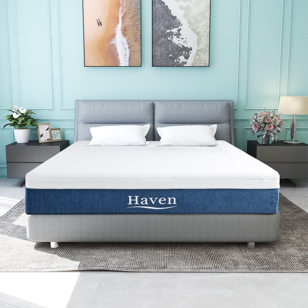 Queen Memory Foam Mattress with Cooling Gel 12 inches P404917