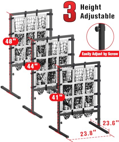 9 Hole Pitching Net with Strike Zone A93095