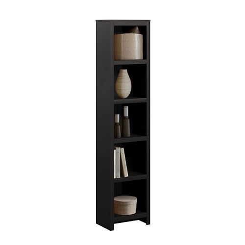 White 6-Tier Bookcase with 2 Adjustable Shelves U6025