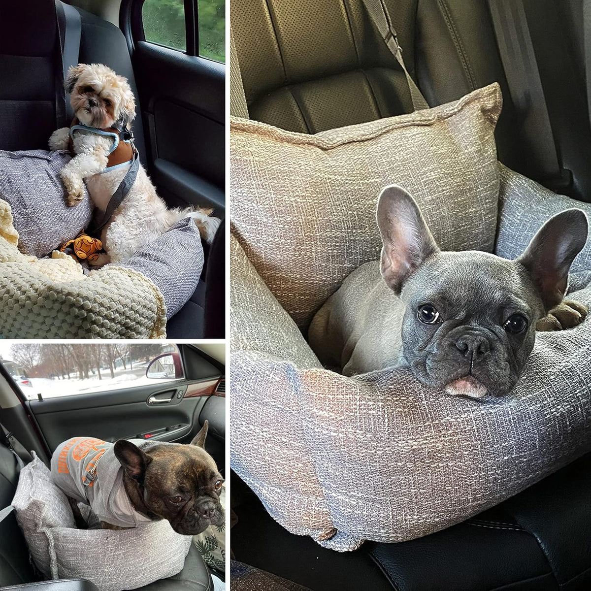 Washable Soft Dog Car Seat Carrier Bed G5667