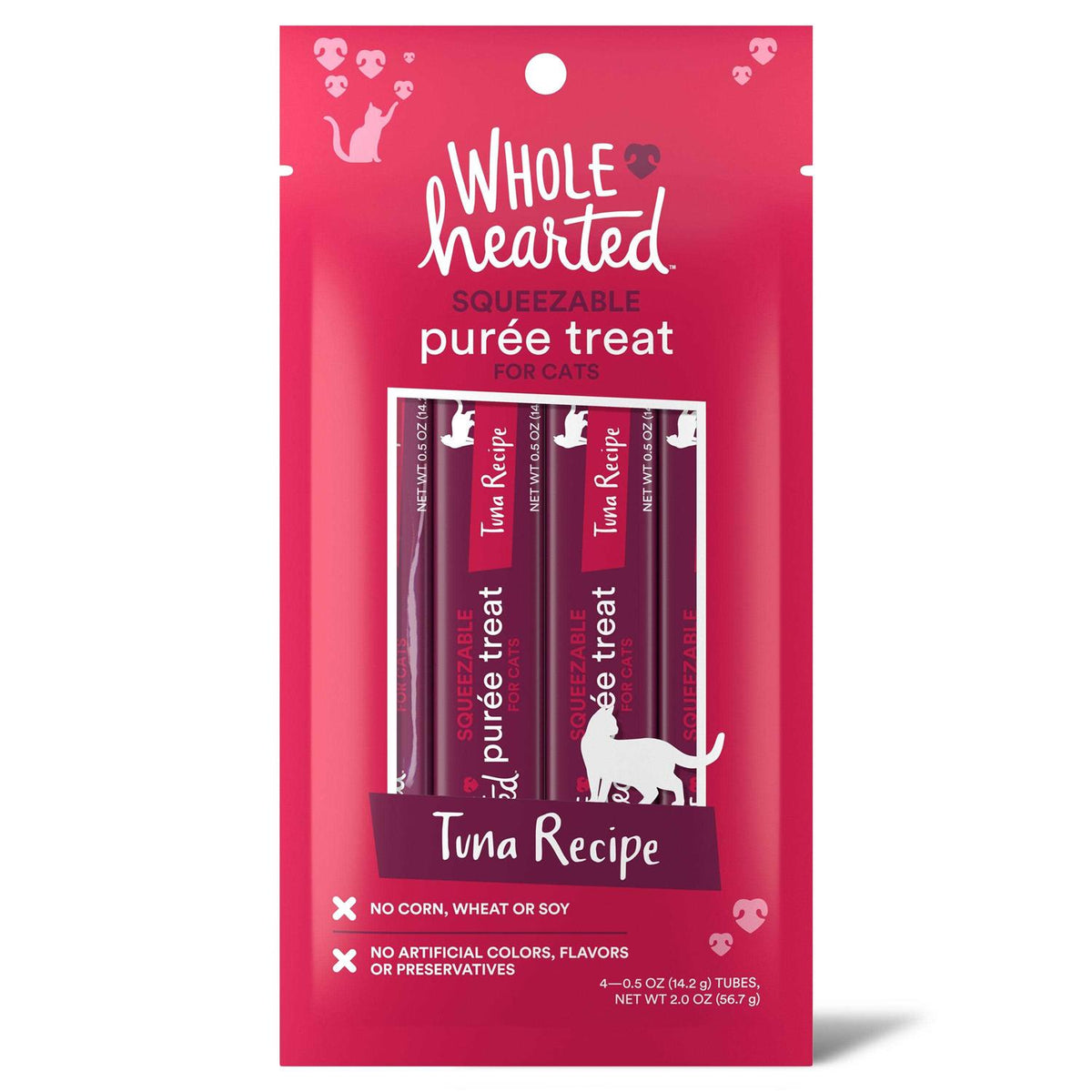 Tuna Recipe Puree Squeezable Cat Treats J3785