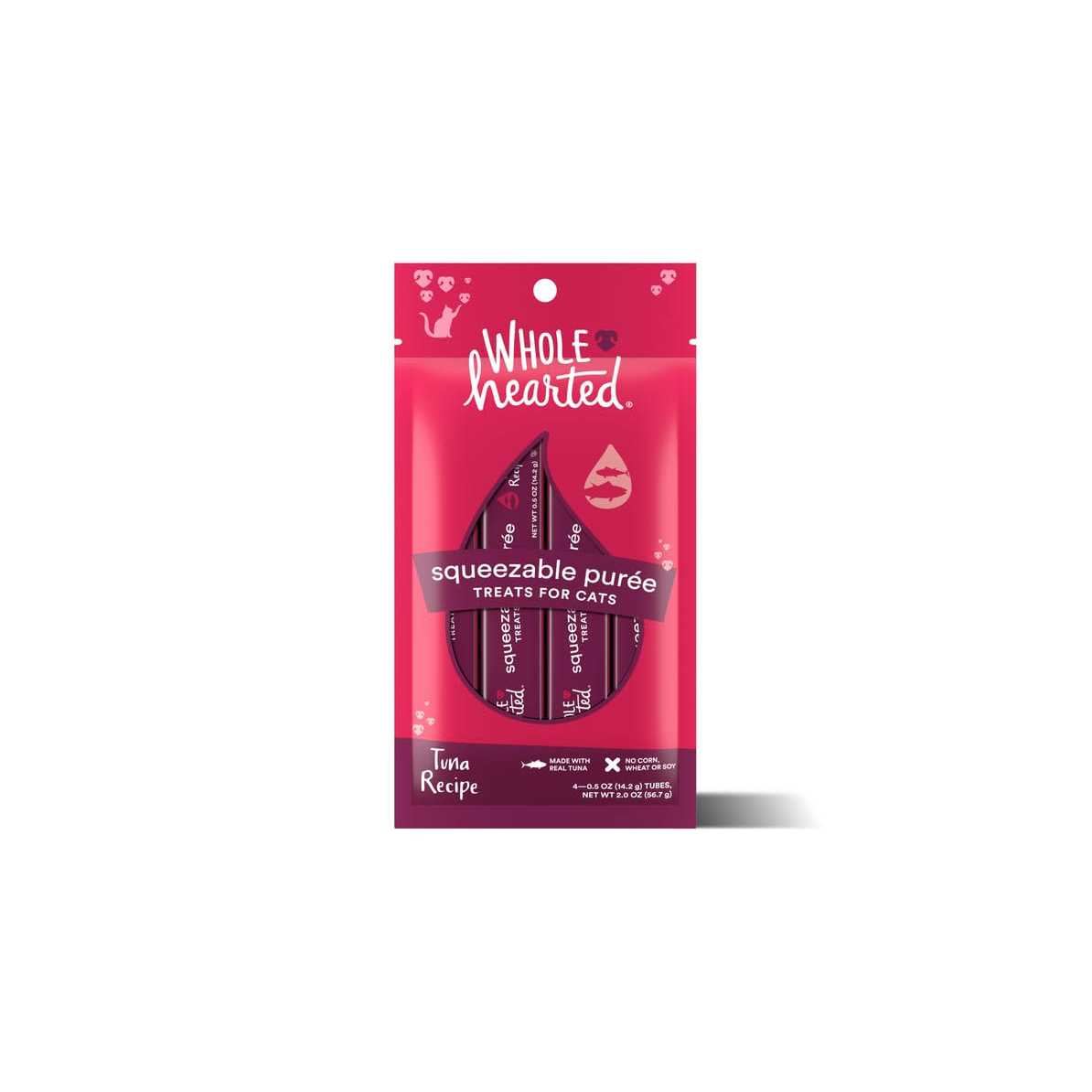 Tuna Recipe Puree Squeezable Cat Treats J3785