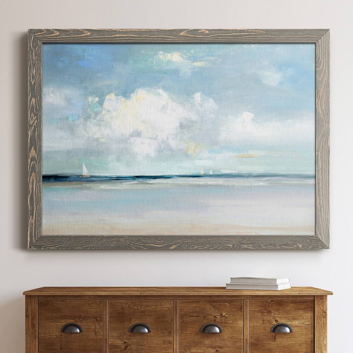 White Framed Canvas 20x24 H302