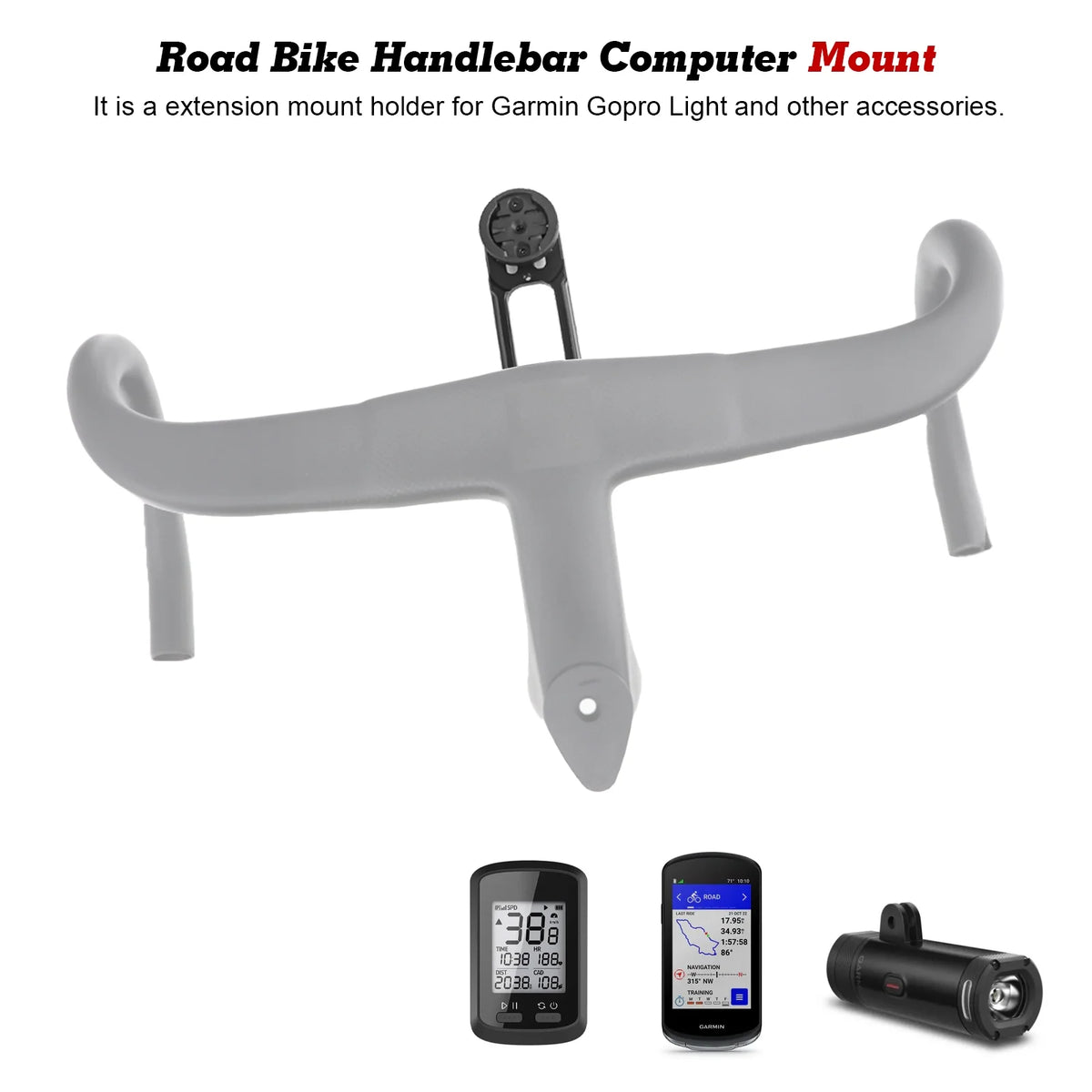 Garmin Computer Mount for Pinarello DOGMA F & F12 Most Talon Ultra Handle Bar (Aluminum Alloy) S795109
