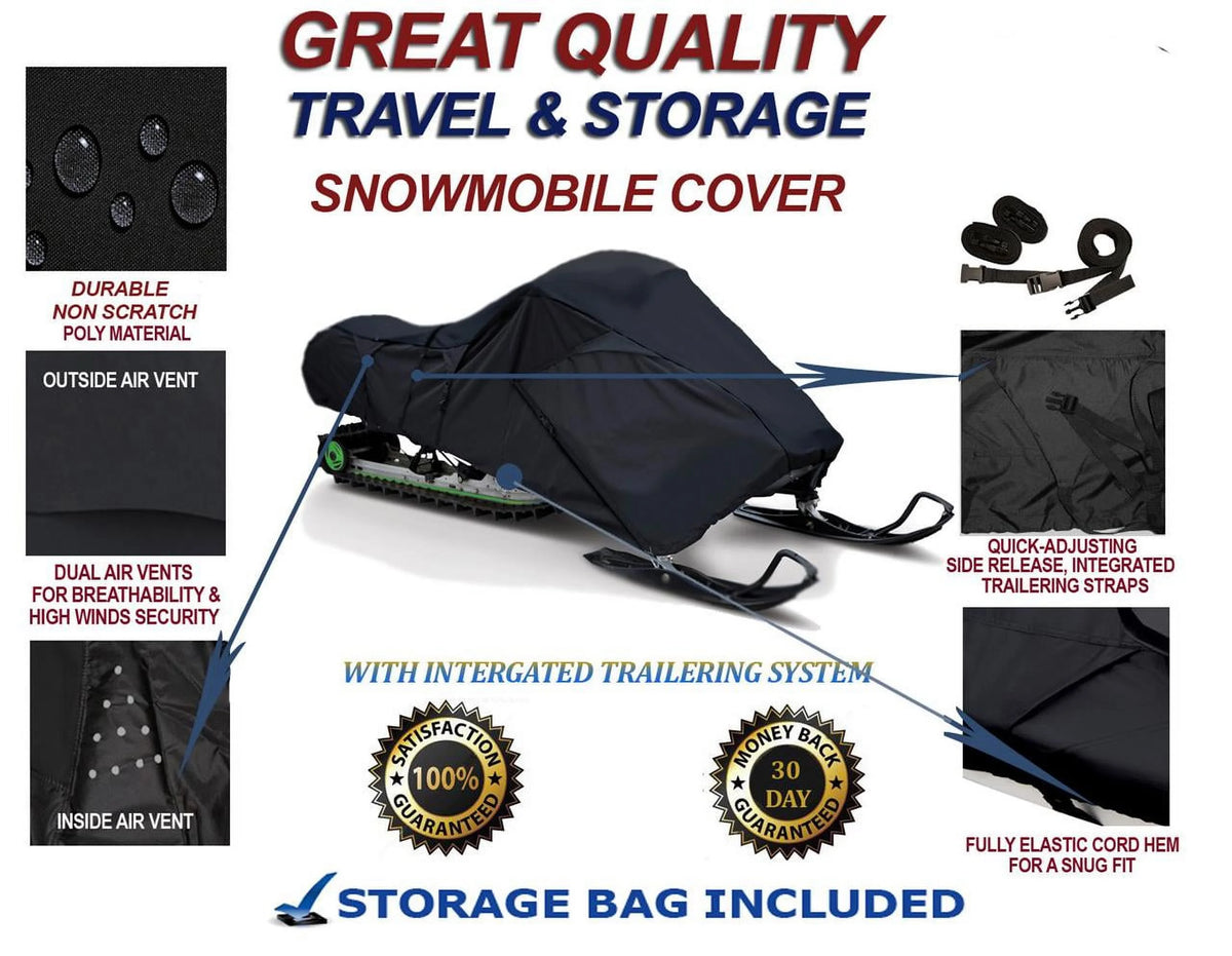 300D Snowmobile Travel and Storage Cover for Ski Doo Summit X 146 Sleds X1471