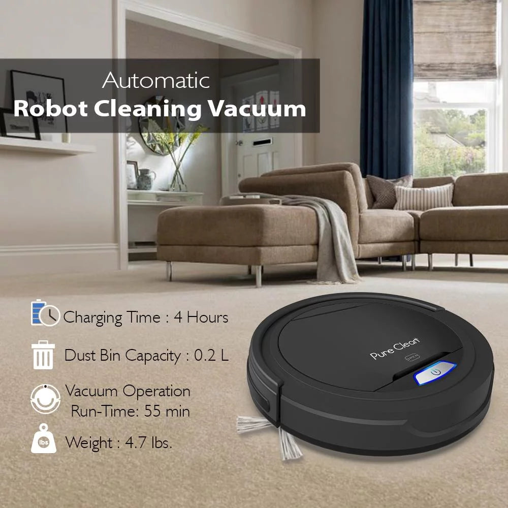 Black Automatic Robot Vacuum H9042