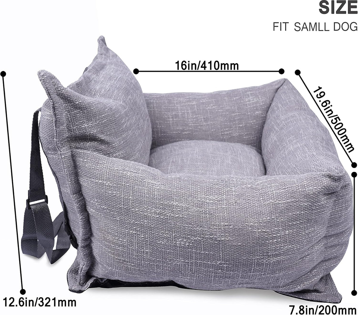 Washable Soft Dog Car Seat Carrier Bed G5667