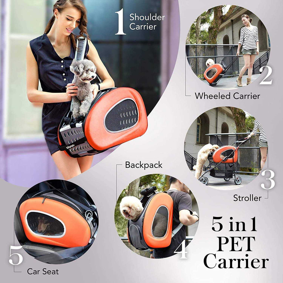 EVA Pet Carrier Stroller B5200