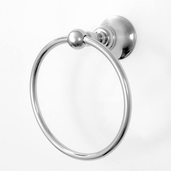 Satin Nickel PVD Towel Ring Y366