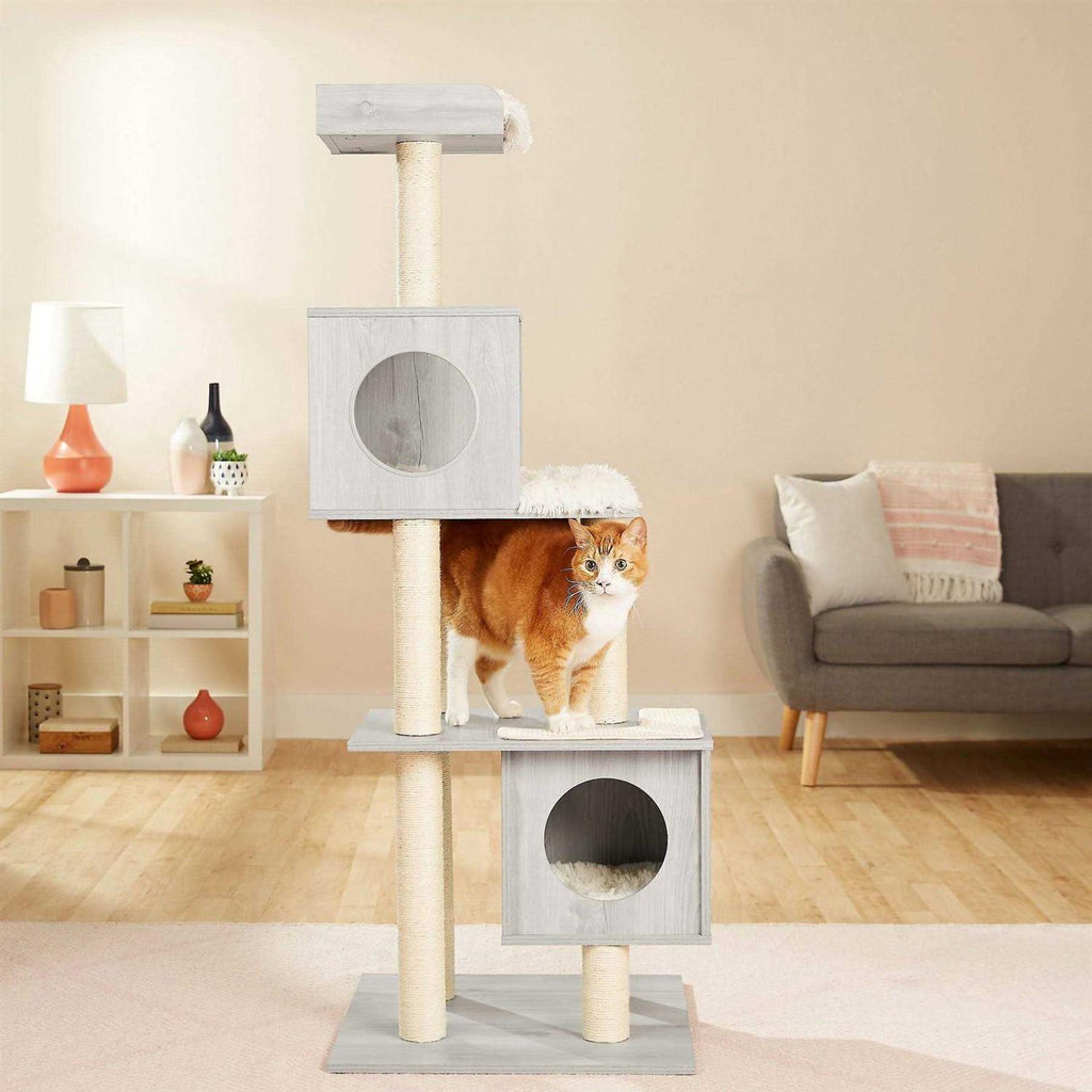 62-in Modern Cat Tree Condo P569
