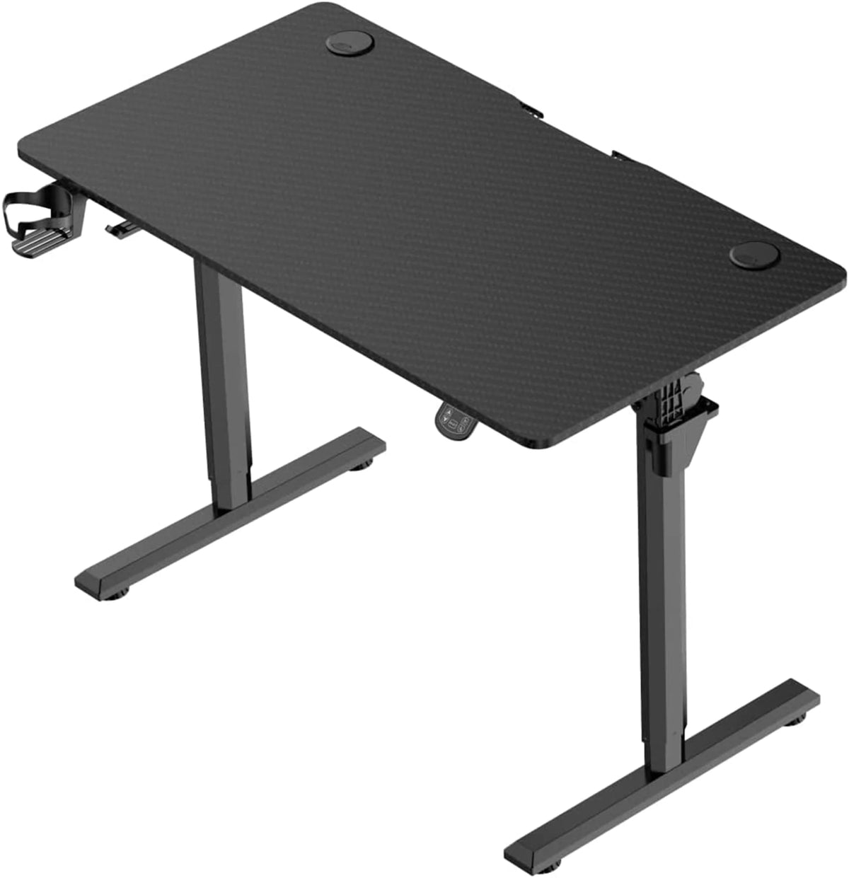 Electric Standing Desk, 140 x 60 cm Steel Adjustable Height Desk H311732