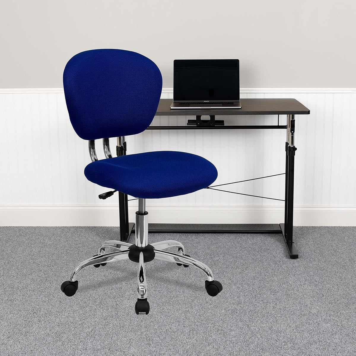 Purple Mid-Back Mesh Padded Swivel Task Office Chair Q6006