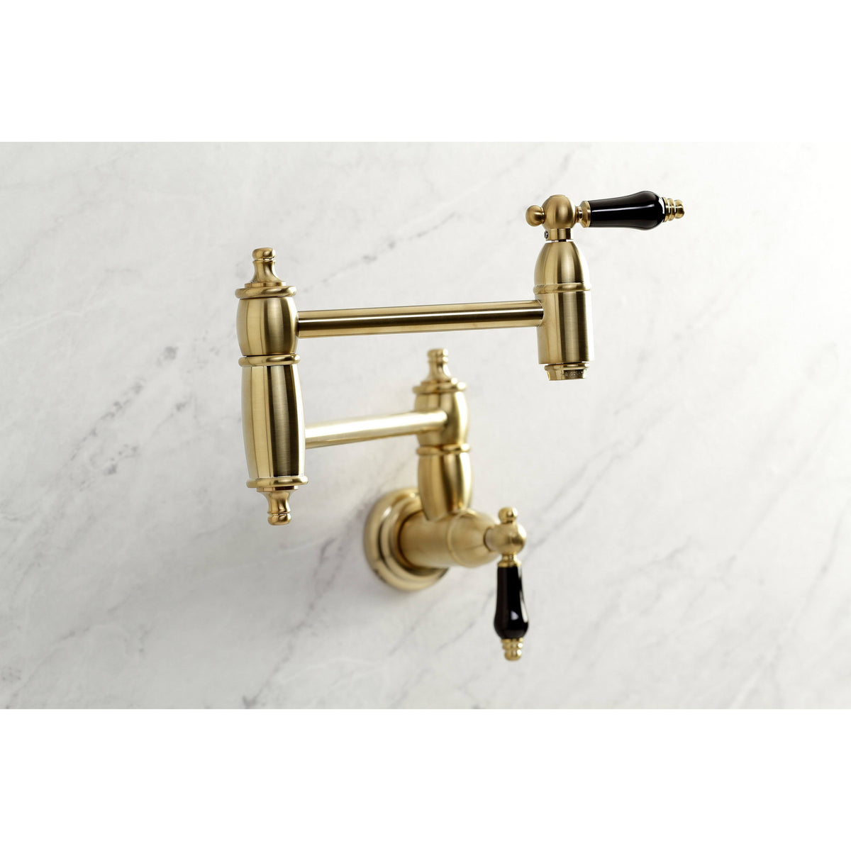 Brushed Nickel Wall Mount Pot Filler J151