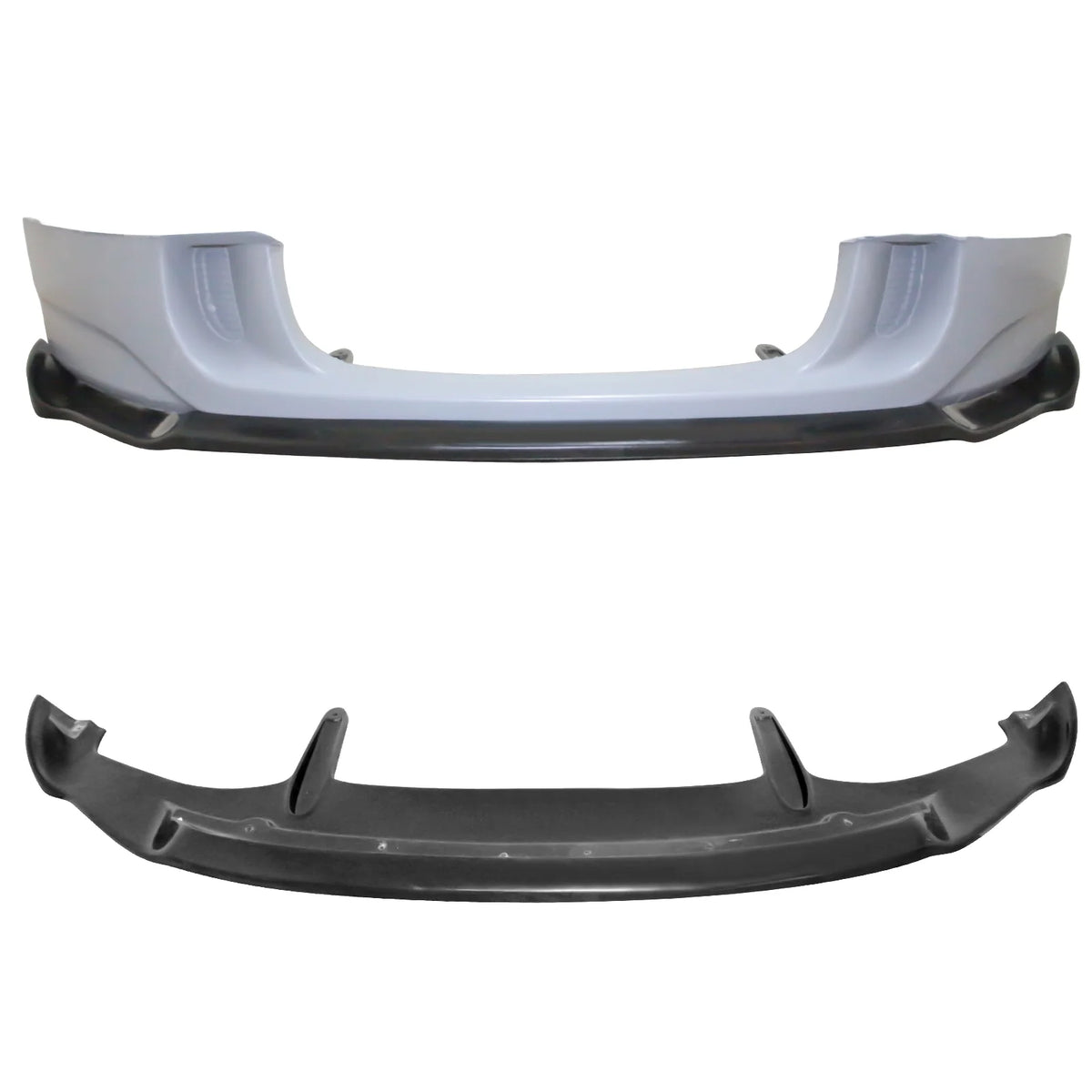 Black Urethane Front Bumper Lip Spoiler U2962
