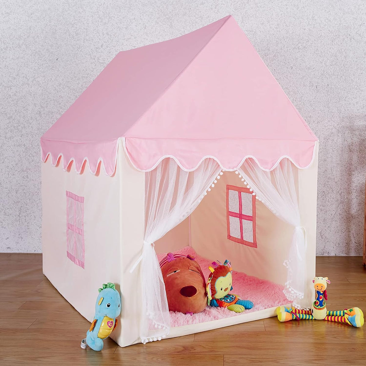 Pink Princess Castle Play Tent for Girls L634