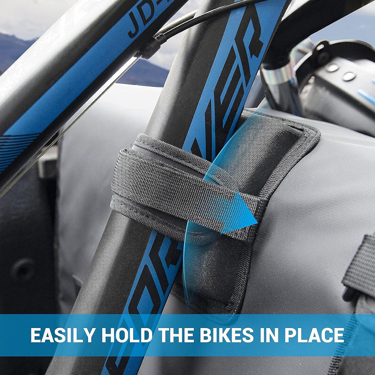 Tailgate Pad for Trucks Full Size Bicycle Carrier up to 6 Bikes U1977