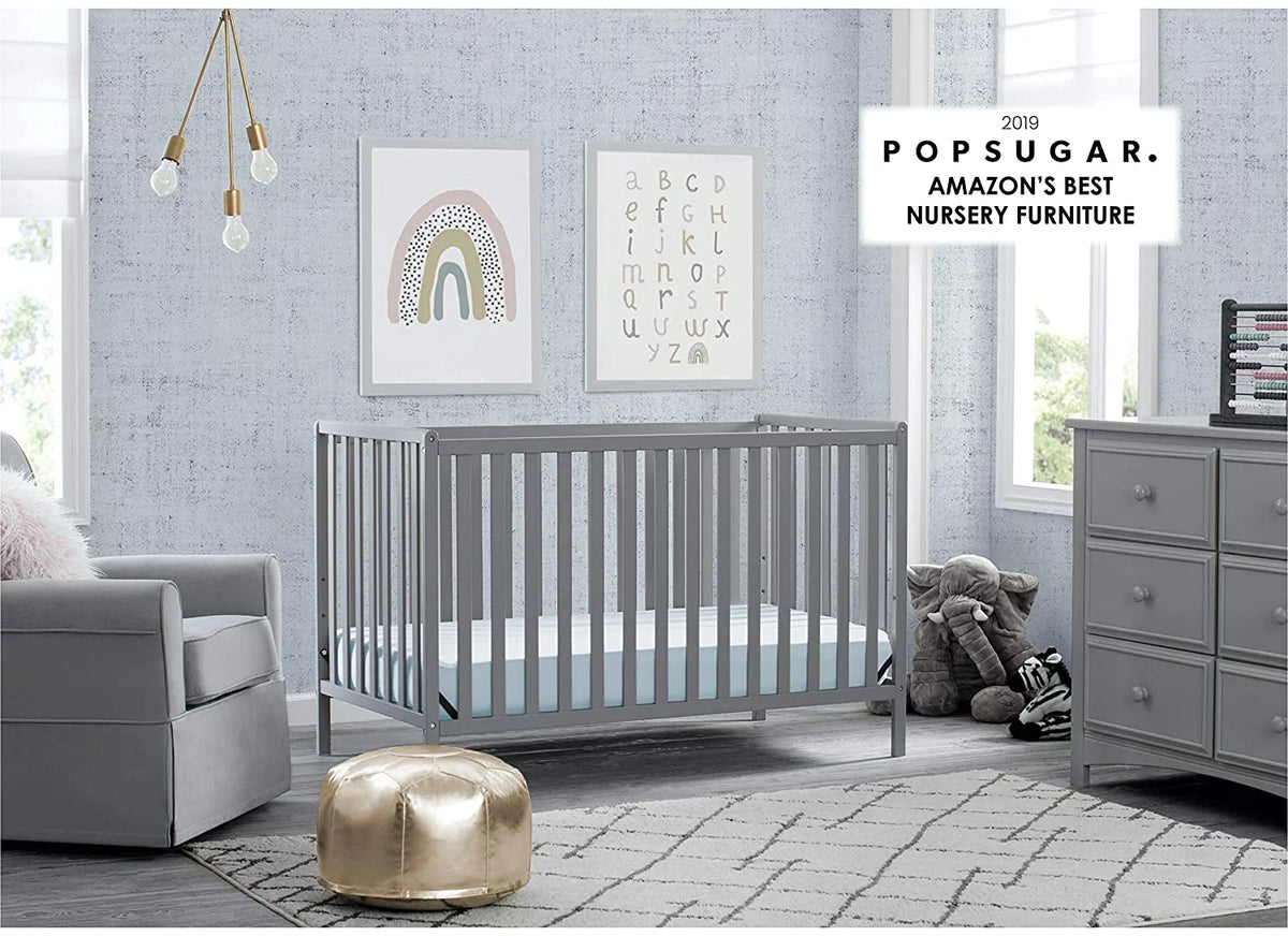 Grey 4-in-1 Convertible Crib U538