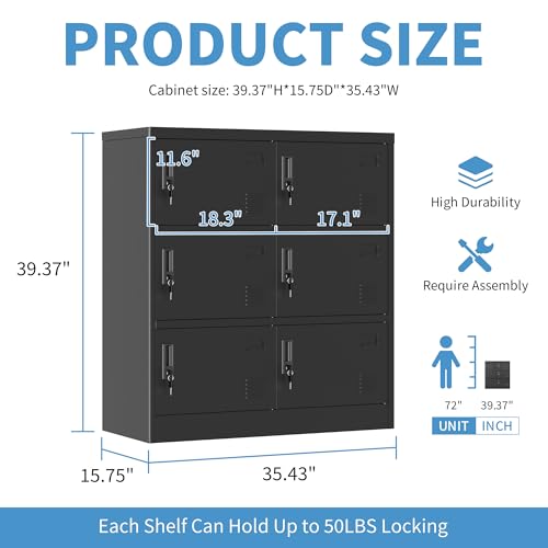 9 Door Metal Storage Locker with Locks Z93481