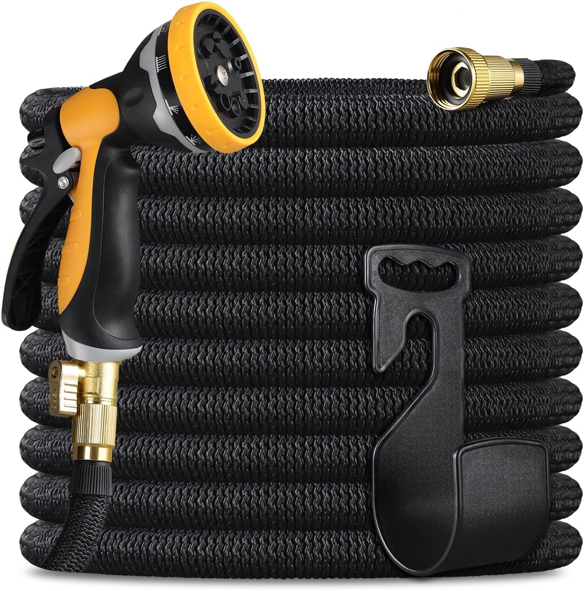 Expandable Garden Hose 100ft with 10 Function Nozzle, Pack of 2 S534