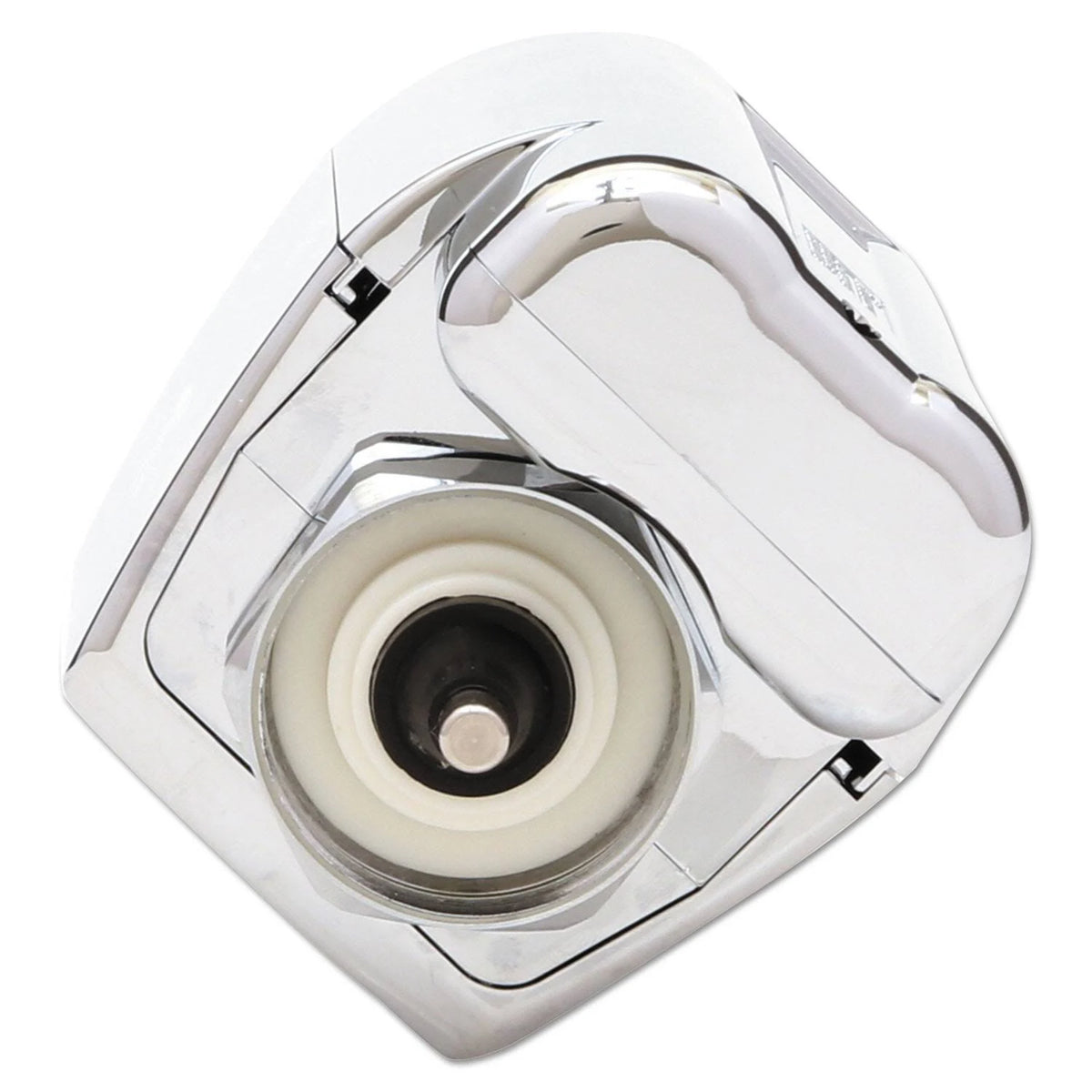 Polished Chrome Side-Mount Toilet Flushing System L900