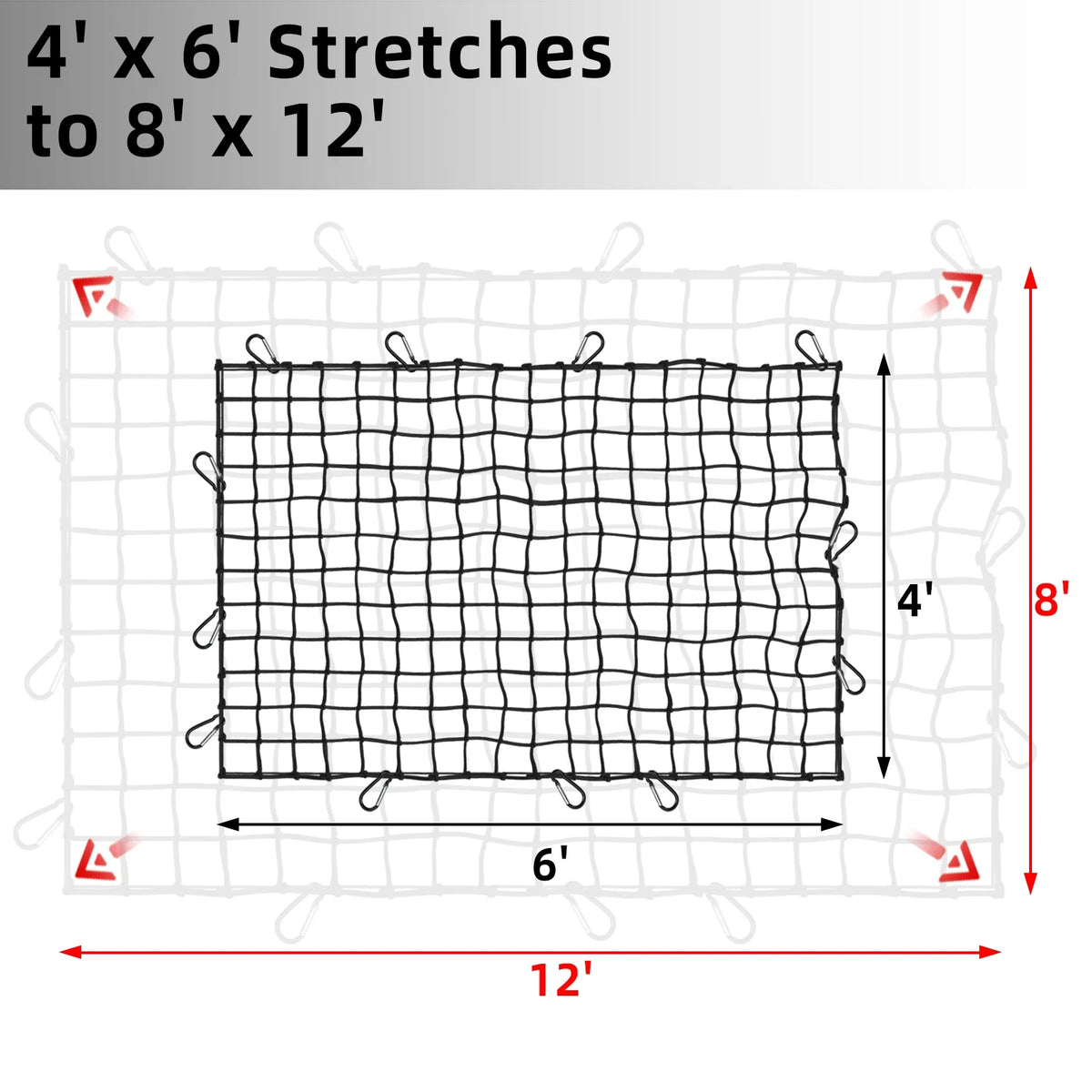 Heavy Duty Bungee Cargo Net W38131