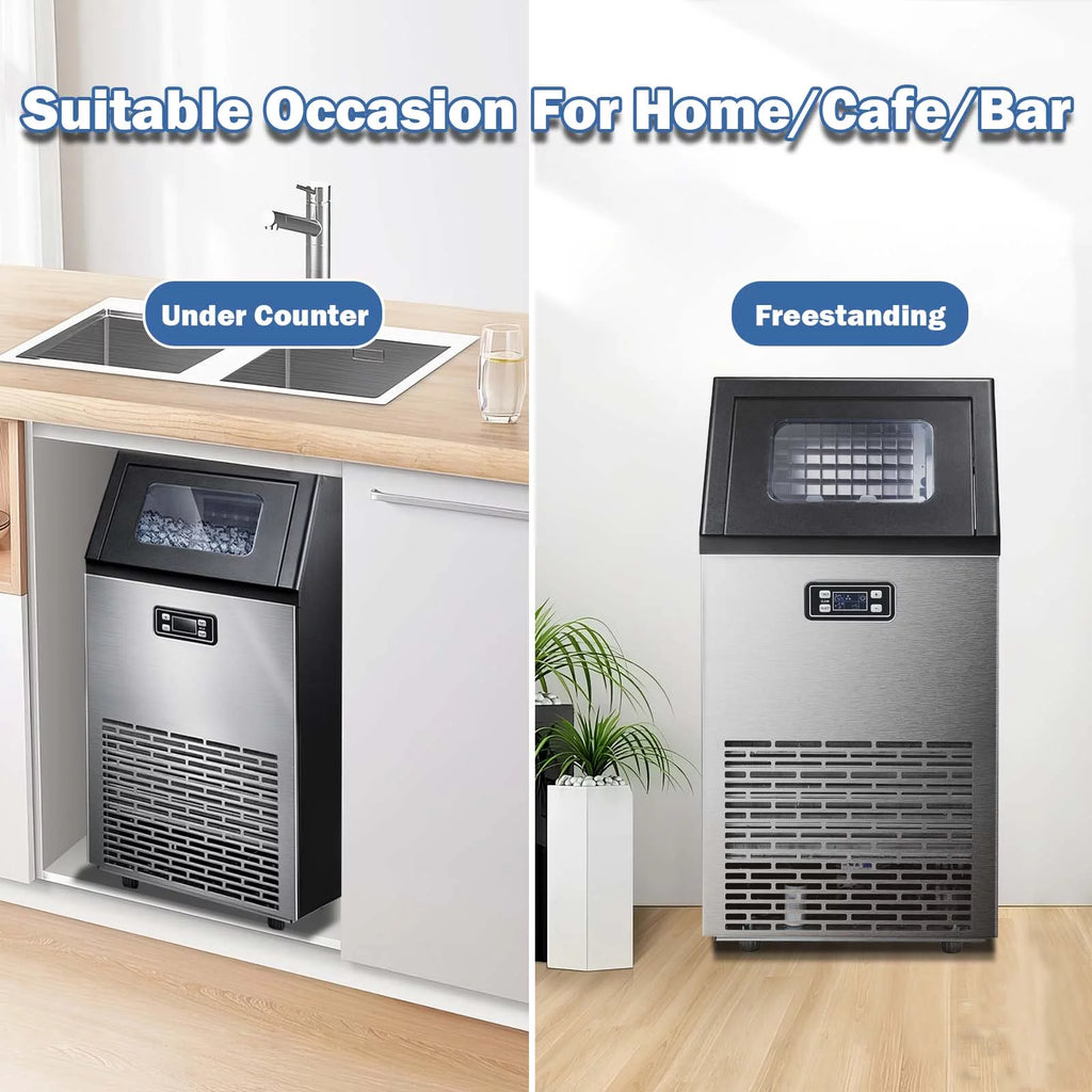 Commercial Ice Maker Machine 100LBS/24H Self-Cleaning Y212227