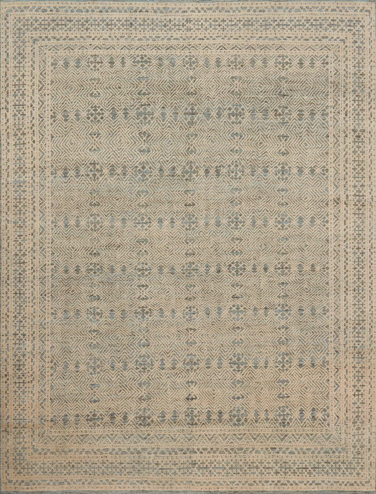 Blue Natural 9'0 x 12'0 Rug F8720