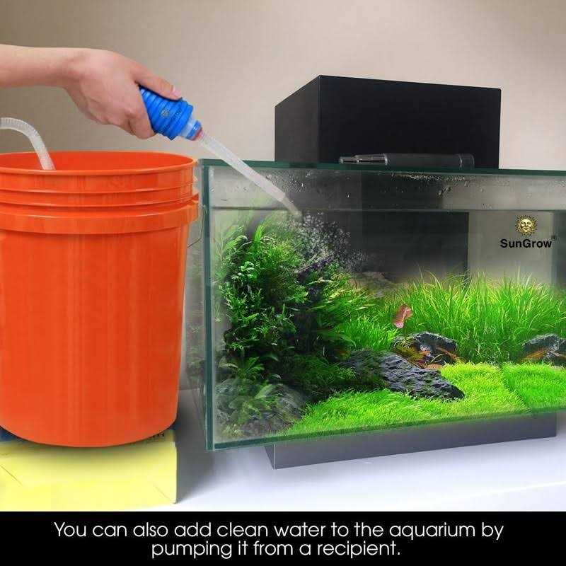Gravel Cleaner Vacuum Pump & Tank Water Changer Aquarium Siphon W9006
