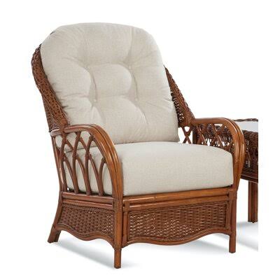 Tufted Armchair Green/White D794326