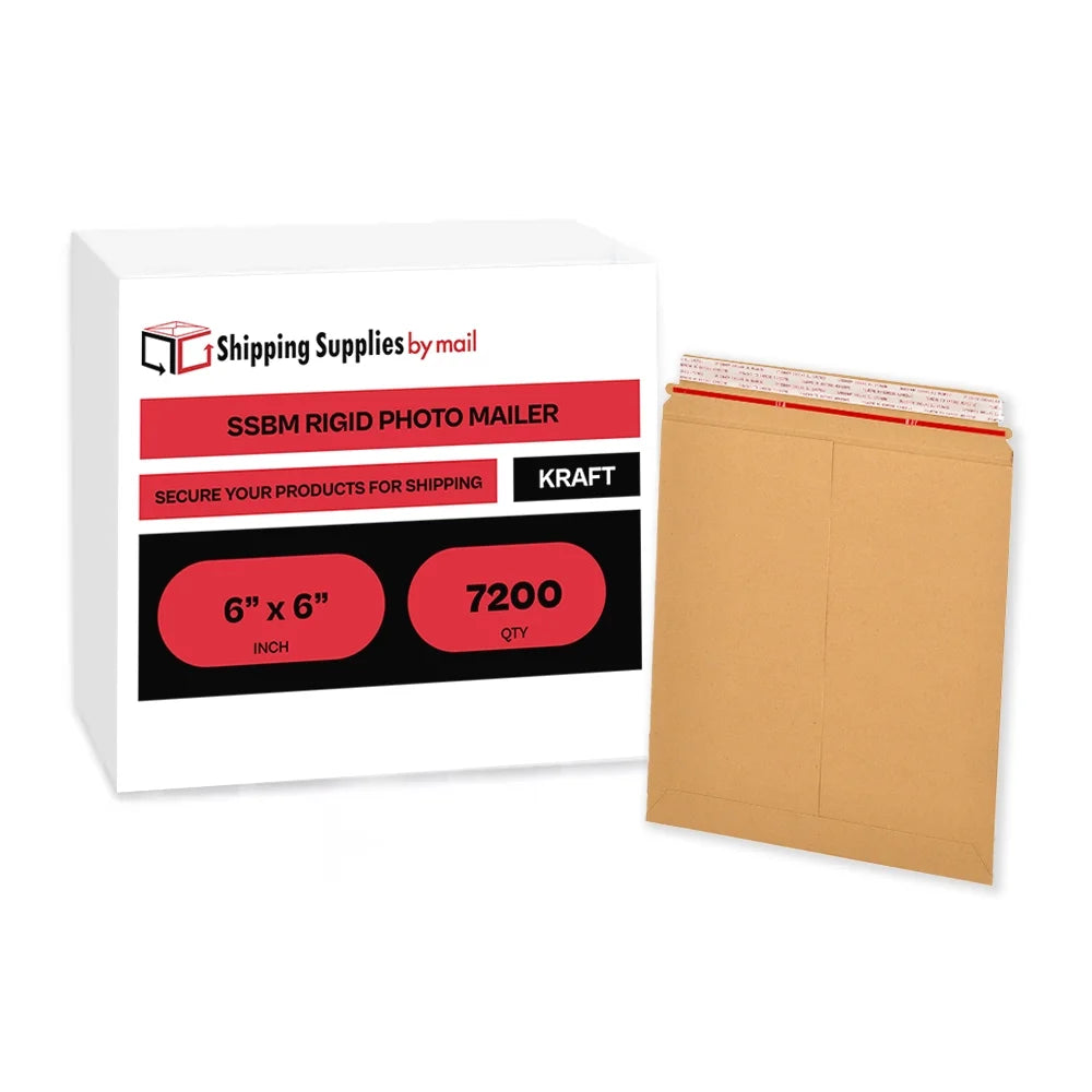 7200 Pack Rigid Mailers with Self Adhesive Seal V386