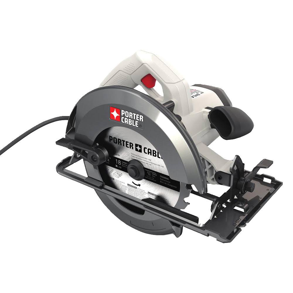 Corded Circular Saw, Steel, 15 A, 7.25 F38855
